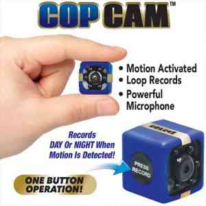 Motion-activated security camera records