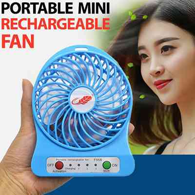 Portable Mini Fan USB Rechargeable