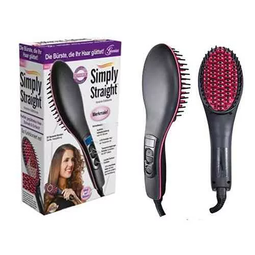 Buy Simply Straight Ceramic Hair Straightening Brush - Best Price 