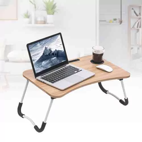 Portable Foldable Laptop Desk Cup Holder Table @ido.lk