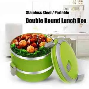 2 Layers Stainless Steel Lunch Box