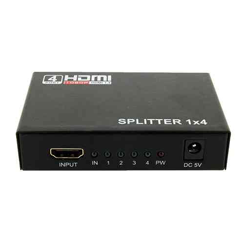 HD 4K 4 Port HDMI Splitter Hub