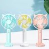 Portable Rechargeable Mini Hand Held Fan with Stand Holder