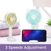 Portable Rechargeable Mini Hand Held Fan with Stand Holder