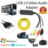 USB 2.0 Video Capture Card Converter PC Adapter