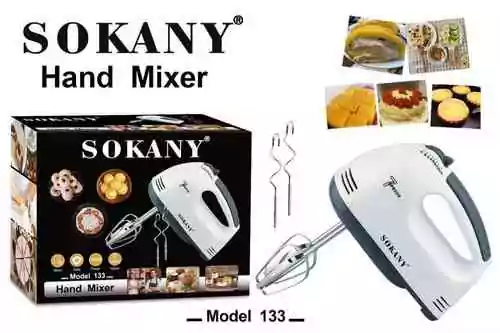 Sokany - 7 Speed Hand Beater, Hand Mixer 180W (Model 133): Buy Online at Best Prices in SriLanka | www.ido.lk