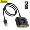 Baseus USB Hub 4 in 1 Adapter Square Round@ido.lk