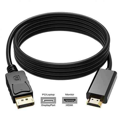 DisplayPort to HDMI Cable for Convert DP Male to HDMI Male