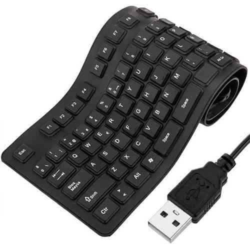 Flexible Folding Wired Keyboard for PC Desktop Laptop @ido.lk