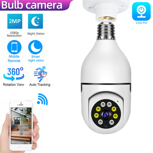 Bulb Smart WiFi PTZ Camera V380 Pro: Buy Bulb Smart WiFi PTZ Camera Best Price in Sri Lanka | Dealhub.lk