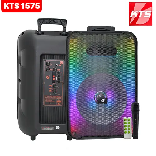 KTS-1575 Portable Karaoke Wireless Speaker 12 Inch: Buy KTS-1575 Portable Karaoke Wireless Speaker Best Price in Sri Lanka | ido.lk
