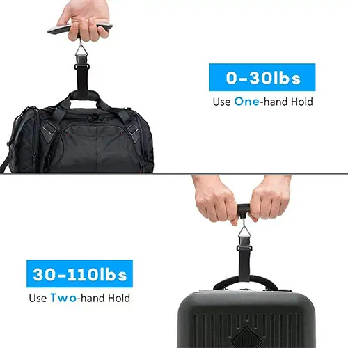 Digital Luggage Scales 50kg Electronic Travel Weighing Scale