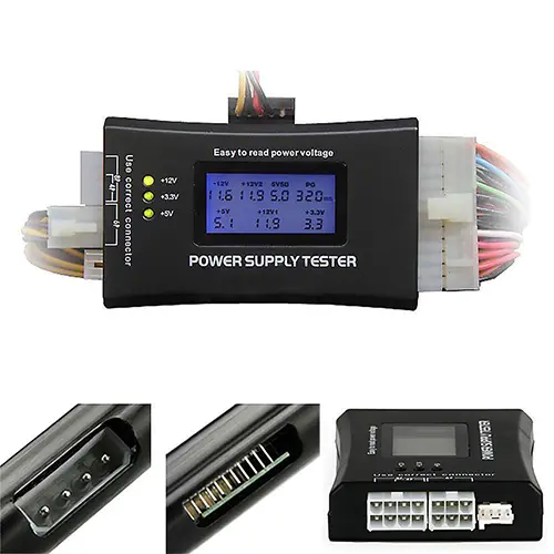 LCD Power Supply Tester IV for Computer PC